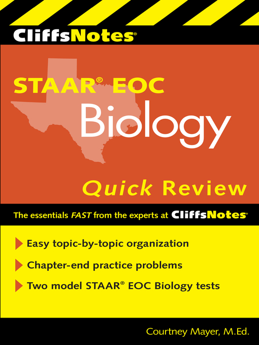 Title details for CliffsNotes STAAR EOC Biology Quick Review by Courtney Mayer - Available